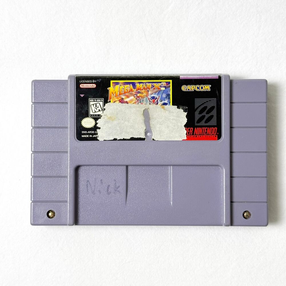 Mega Man X3 SNES Super Nintendo Tested / Authentic
